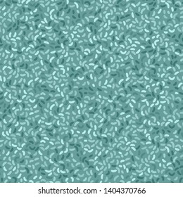 Abstract seamless vector pattern. Noise, dirt, irregular shapes. Pastel green color scheme. Monochrome