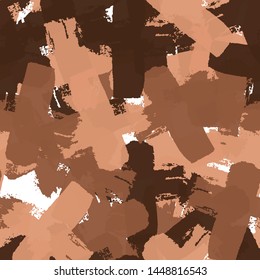 Abstract seamless vector pattern. Repetitive color texture for printing on wrapping paper. Vintage grunge surface paint smears