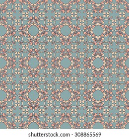 abstract seamless vector pattern. retro geometric vector background