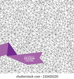 Abstract seamless vector pattern, with a triangular structure.