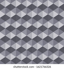 Abstract seamless vector pattern. Wallpaper in geometric ornamental style for design. Triangles background.