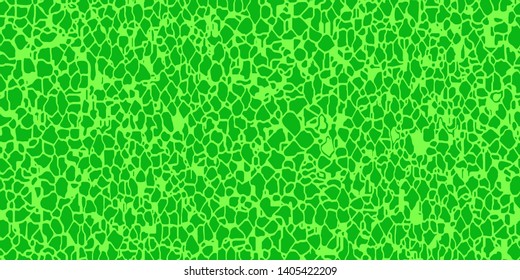 Abstract seamless vector pattern. Water, ripples, bark, pores. Green tones. Isolated background