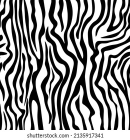 Abstract seamless vector pattern of zebra skin.Abstract print from the skin of wild animals. For print, web, home decor, fashion, surface, graphic design