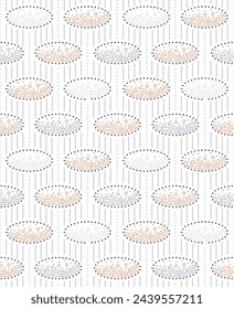 abstracto sin fisuras tiras vectoriales y patrón de puntos sobre fondo blanco