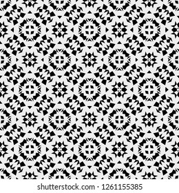 Abstract seamless vector template. A geometrical pattern from triangles, rhombuses and corners for design of the card, a cover, a flyer.