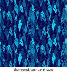 Abstract seamless vector underwater pattern for girls, boys, clothes. Creative background with sharks. Funny wallpaper for textile and fabric. Fashion style. Colorful bright.