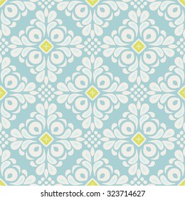 Abstract seamless vintage luxury ornamental vector pattern for fabric. 