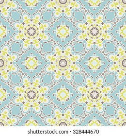 Abstract seamless vintage luxury ornamental vector pattern for fabric