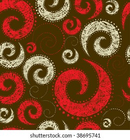 Abstract seamless vintage pattern (From my big "Seamless collection")