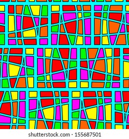 Abstract seamless vivid tiles background