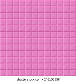 Abstract seamless volumetric background with pink squares 