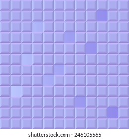Abstract seamless volumetric background with violet squares with gaps