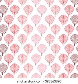 abstract seamless wallpaper , the background of beautiful autumn leaves
