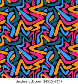 Abstract seamless wallpaper pattern background. Vector illustration.