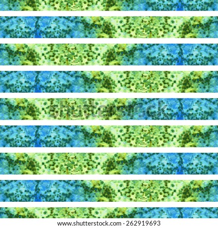 Abstract seamless  watercolor vector striped pattern. Can be used for cards, invitations, wallpapers or  template for design and decoration.