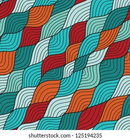 abstract seamless wave curl background wallpaper pattern decoration can be used for textile