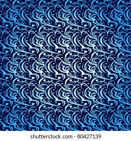 Abstract Seamless Wave Pattern