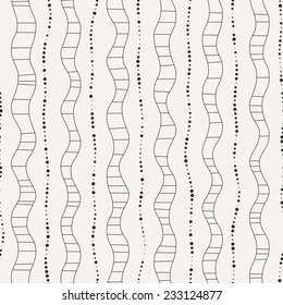 abstract seamless wavy pattern 