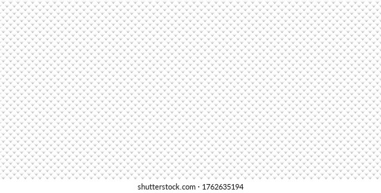 Abstract seamless white and gray gradient square pattern background and texture. Vector illustration