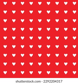 abstract seamless white love pattern vector.