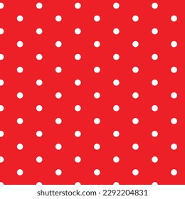 abstract seamless white polka dot pattern vector.
