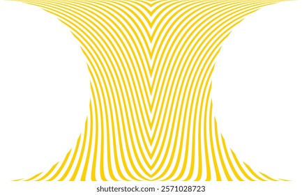 abstract seamless yellow arrow style bulge line pattern suitable for background.