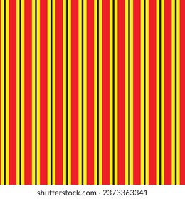 patrón de línea horizontal de color negro amarillo sin costuras abstracto con fondo rojo.