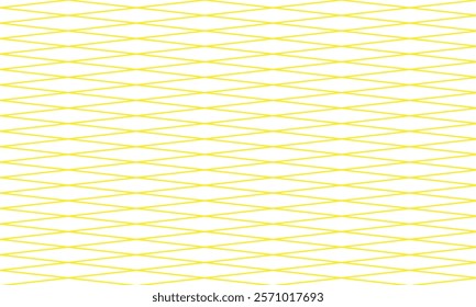 abstract seamless yellow outline rhombus pattern suitable for background.