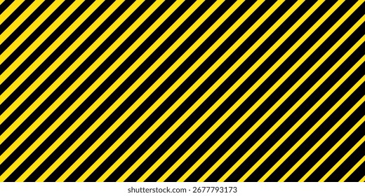 abstrato padrão de linha fina a espessa amarelo uniforme em preto.