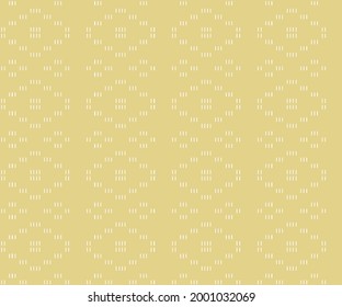 Abstract seamless yellow weave ornament pattern. Modern stylish texture. Repeating geometric weave pattern. Vector illustration.