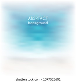 Abstract seashore illustration with defocused lights - eps10