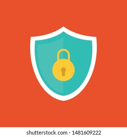 Abstract security vector icon illustration 