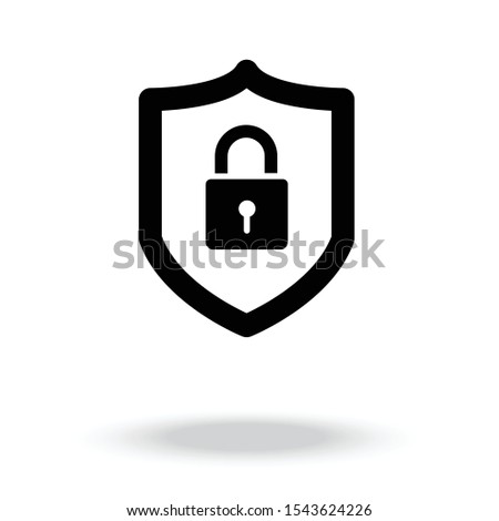 Abstract security vector icon.antivirus icon vector.