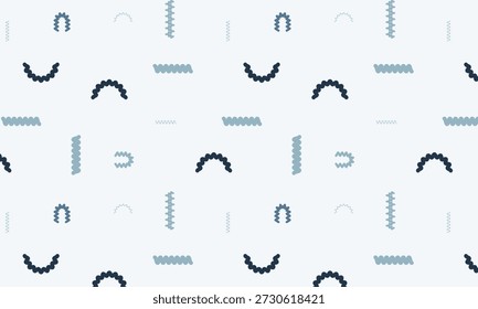 Abstract Segmented Shapes Pattern in Muted Tones