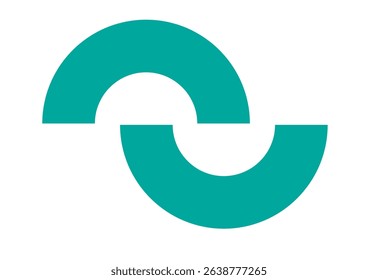 Abstract Semi circle Arch symbol or logo template