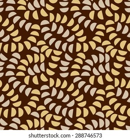 Abstract semicircles background.Seamless pattern. Vector.