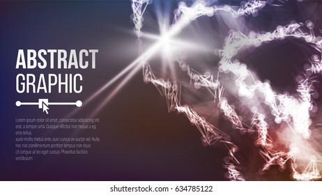 Abstract Sense Of Science Graphic Design.Vector Abstract Shape.