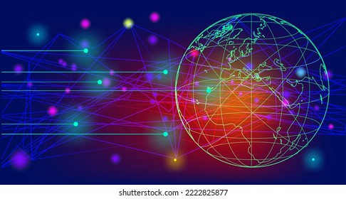 abstract sense of science and technology graphic design