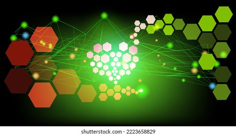 abstract sense of science and technology graphic design