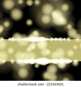 Abstract sepia background with lights and stripe for your text
