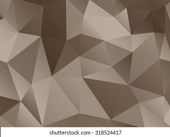 abstract  sepia background. Low-poly vector illustration