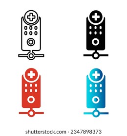 Abstract Server Add Silhouette Illustration, can be used for business designs, presentation designs or any suitable designs.