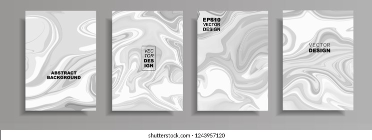 Abstract set a4 paper. White fon.Tekstura for use in the design presentations, print, flyers, business cards, invitations, calendars, websites, packaging, cover.