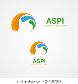 Abstract set of arrows design