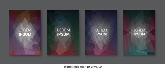 abstract set background. Vector illustration.