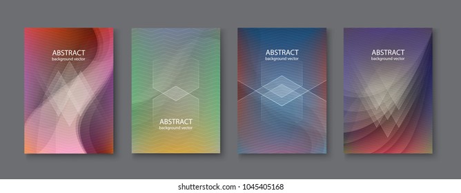 abstract set background. Vector illustration.