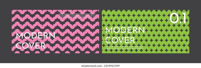 Abstract set of modern covers. Backgrounds with geometric shapes. Modernism and abstraction.Bright background,template,wallpaper,set