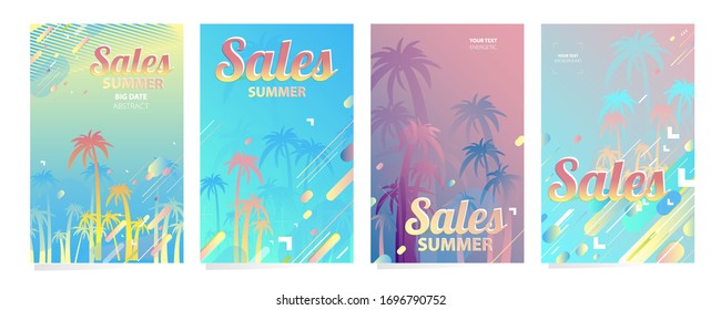 Abstract set summer background universal art web header template. Collage made with scribbles canyon strokes black