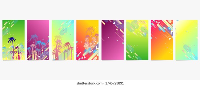 Abstract setzen Sommer Hintergrund universellen Kunst Web-Header Vorlage.  Vector