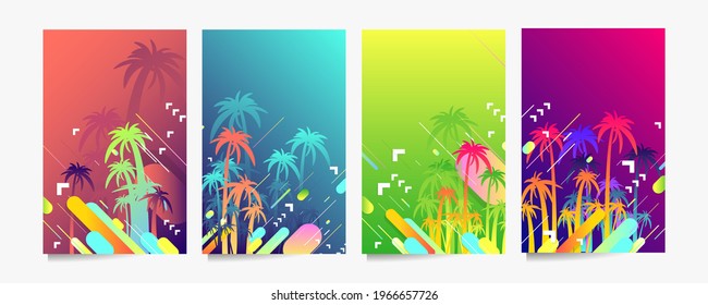 Resumen conjunto de fondo de verano plantilla de cabecera web de arte universal. Collage hecho con garabatos de cañón de garabatos de color negro